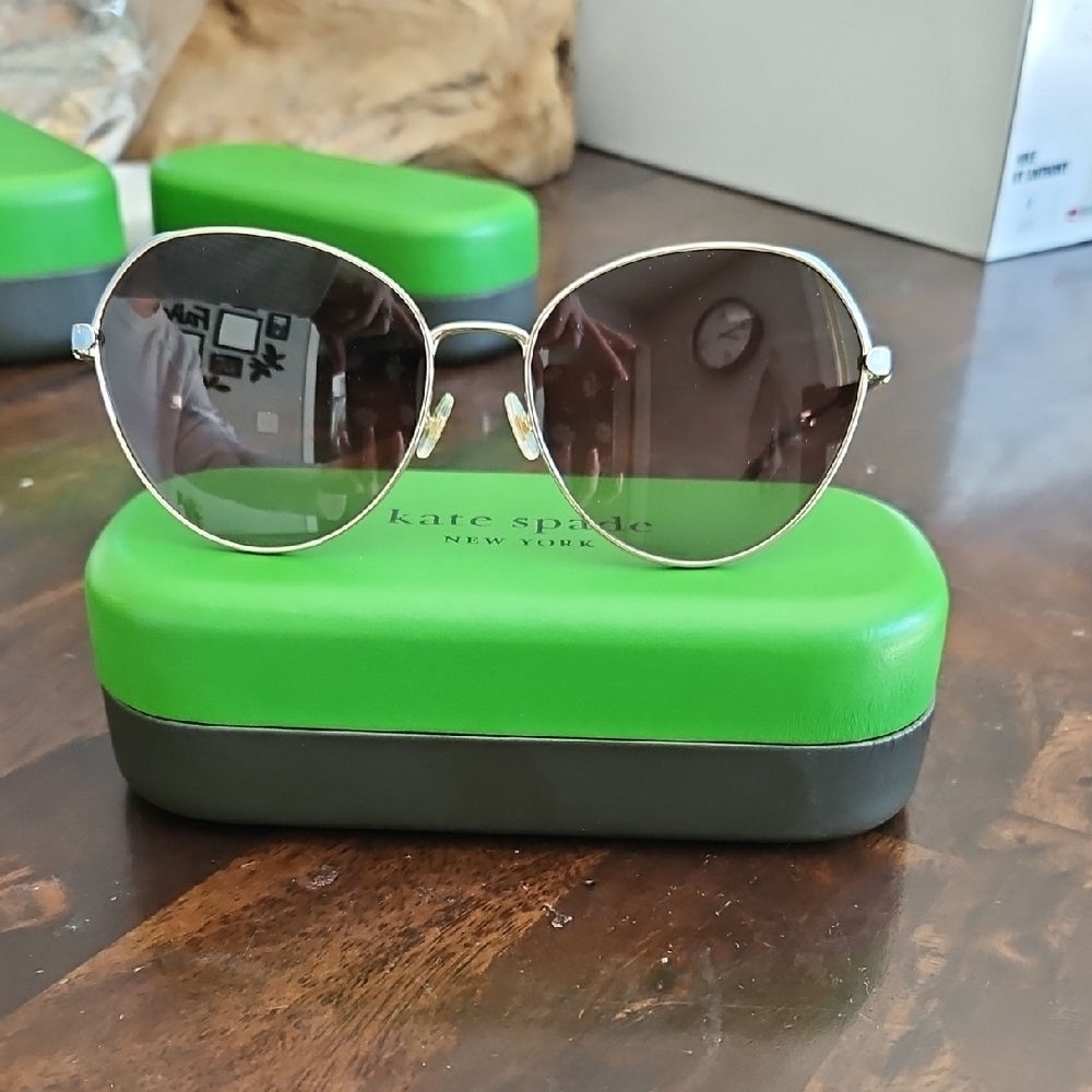 Kate Spade Silver Oversized Sunglasses